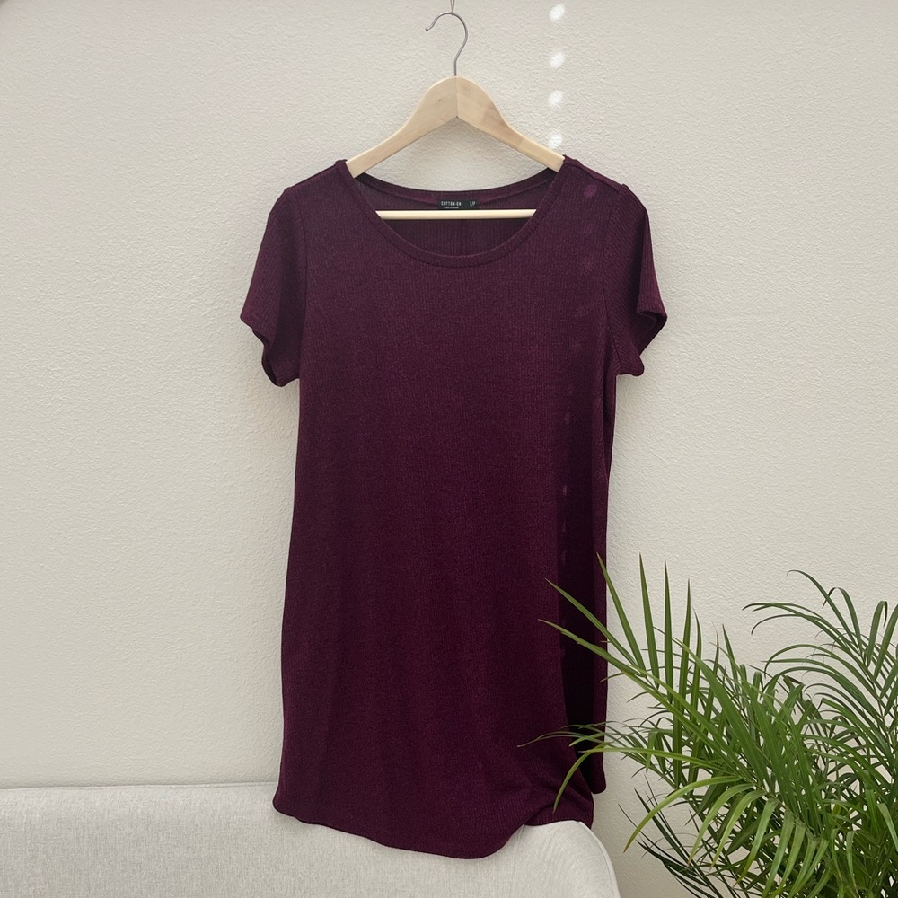 Cotton On Purple Tshirt Dress